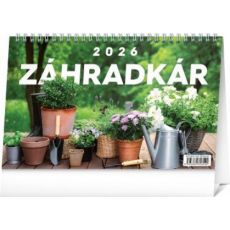 NOTIQUE Stolový kalendár Záhradkár 2026, 23,1 x 14