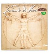 NOTIQUE Poznámkový kalendár Leonardo da Vinci 2026
