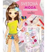 Svetová móda - vyfarbovanie a nálepky