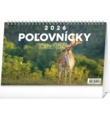 NOTIQUE Stolový Poľovnícky kalendár 2026, 23,1 x 14,5 cm