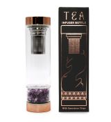 Fľaška na Čaj z Krištáľového Skla, Ametyst