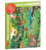 Čítaj a nalepuj – MEDZI DINOSAURAMI, kniha se samo