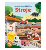 Samolepková knižka Stroje