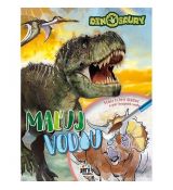 Maľuj vodou A4 Dinosaury