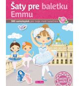 Šaty pre baletku Emmu - obsahuje 300 samolepiek