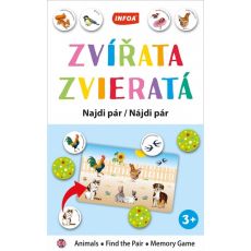 Výučbová hra - Nájdi pár - Zvieratá