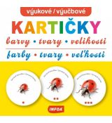 Výučbové kartičky - farby, tvary, veľkosti