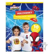 Maľovanky s nažehľovacími obrázkami Spidey