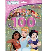100 samolepiek s maľovankovými listami Disney Princezné