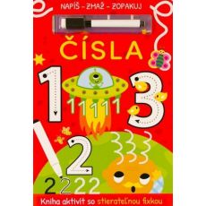 Čísla - Napíš, zmaž, zopakuj