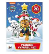Vyfarbuj si! Labková patrola Vianoce