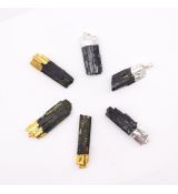 Prívesok Turmalín - pozlátený, postiebrený