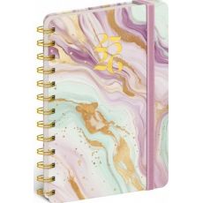 NOTIQUE Špirálový 18-mesačný diár Petito – Ružový