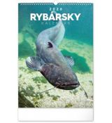Nástenný kalendár Rybársky 2026, 33 x 46 cm