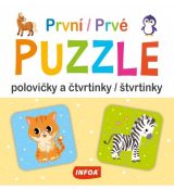 Krabička - První PUZZLE - polovičky a čtvrtinky / Prvé PUZZLE - polovičky a štvrtinky (CZ/SK vydanie)