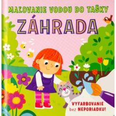 Maľovanie vodou do tašky - Záhrada