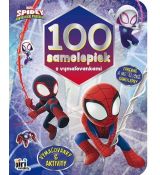 100 samolepiek s maľovankami Spidey