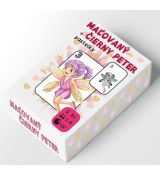 Maľovaný Čierny Peter víly (26 kariet + pastelky)M