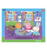 Puzzle 40 Peppa Pig Ve školce deskové