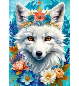 Puzzle Rozkvetlá sněžná liška 1000 dílků