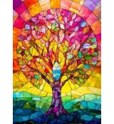Puzzle Mozaikový strom 1000 dílků