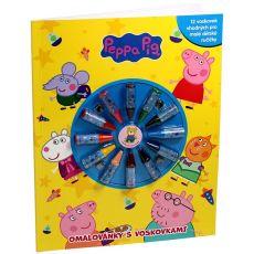 Peppa Pig - Omalovánky s voskovkami