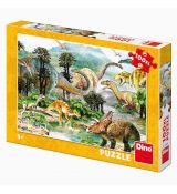Puzzle 100 XL Život dinosaurov