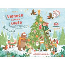 Kniha so samolepkami - Vianoce na celom svete