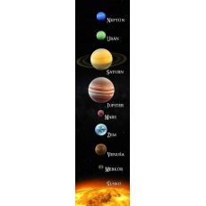 3D záložka - Slnečná sústava