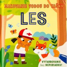 Maľovanie vodou do tašky - Les