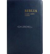 Biblia: Starý a Nový zákon s biblickými mapami (modrá)