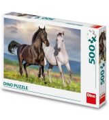 Puzzle 500 Zamilovaní koně