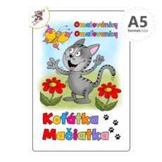 Omaľovánka A5 Mačiatka