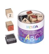 Drevené pečiatky - Abeceda 30 ks