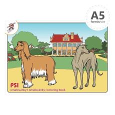 Omaľovánka A5 Psi