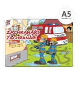 Omaľovánka A5 Záchranári