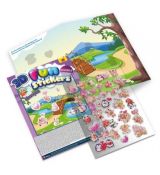 Trblietavé 3D nálepky - Zaľúbené zvieratká