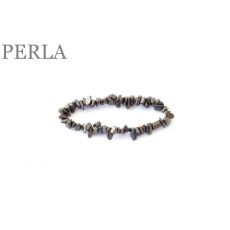 Náramok sekaný hematit