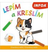 Lepím a kreslím - oranžový zošit
