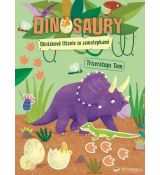 Dinosaury - Obrázkové čítanie so samolepkami