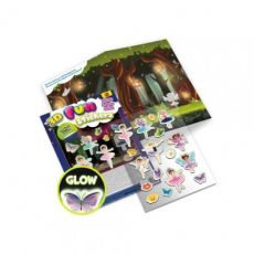 Svietiace 3D nálepky - Kráľovstvo víl