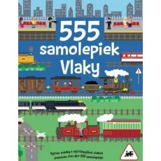 555 samolepiek - Vlaky