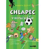 Chlapec v kopačkách