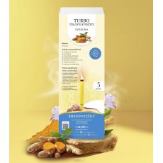 Telové sviečky - Turbo Kurkuma - 5 kusov