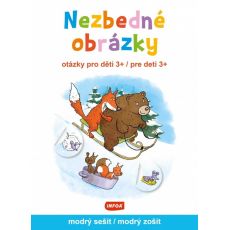 Nezbedné obrázky (otázky pre deti 3+) modrý zošit