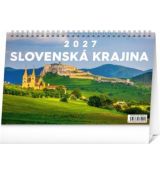 Stolový kalendár Slovenská krajina 2027, 23,1 x 14