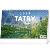 Stolový kalendár Tatry 2027, 23,1 x 14,5 cm