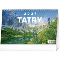 Stolový kalendár Tatry 2027, 23,1 x 14,5 cm