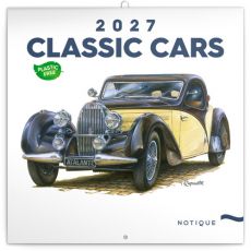 Classic Cars 2027, nástenný kalendár