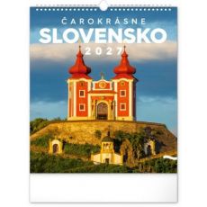 Nástenný kalendár Čarokrásne Slovensko 2027, 30 x 34 cm